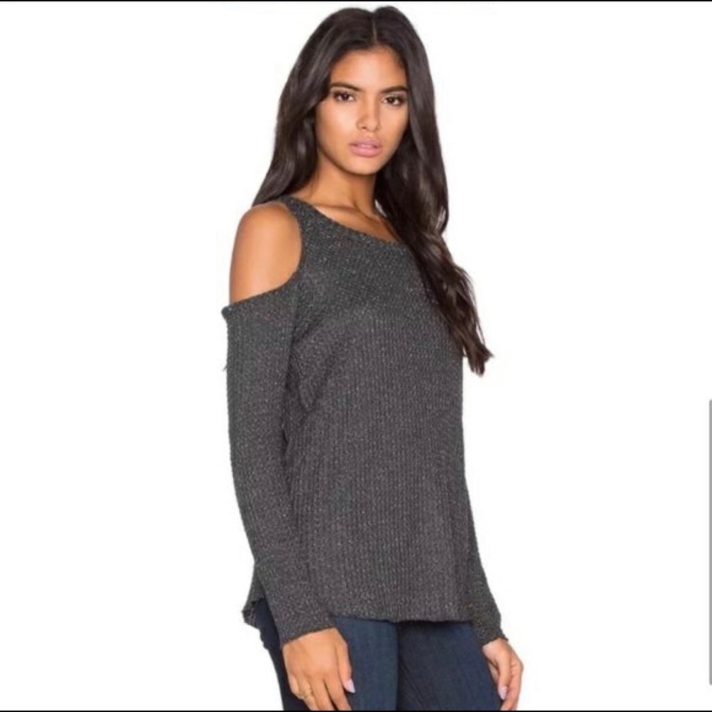 Chaser Brand cold shoulder top